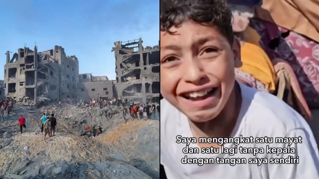 kanak-kanak trauma angkat mayat tanpa kepala