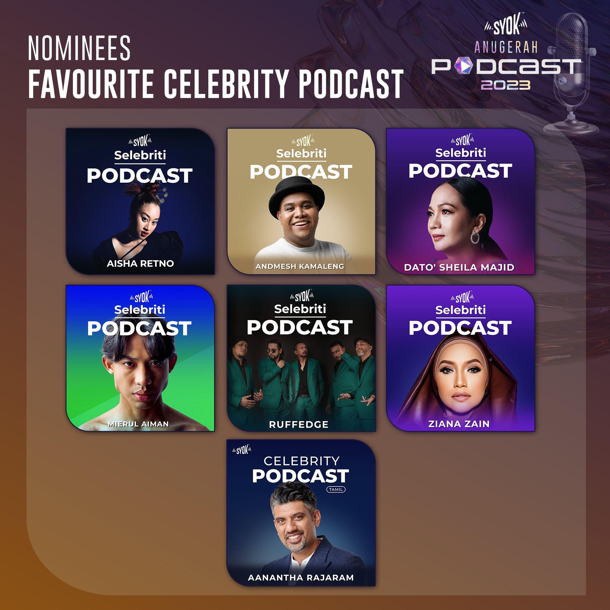 anugerah podcast syok 2023: back and better than ever! with a new category!