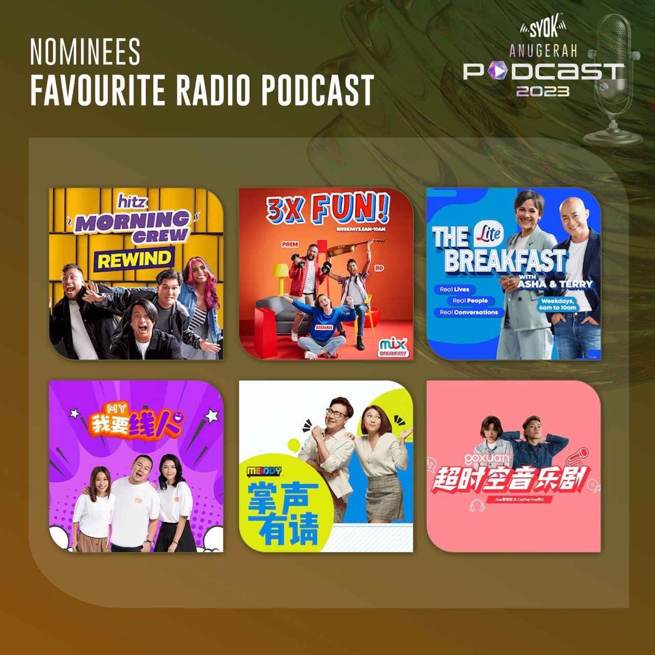 anugerah podcast syok 2023: back and better than ever! with a new category!