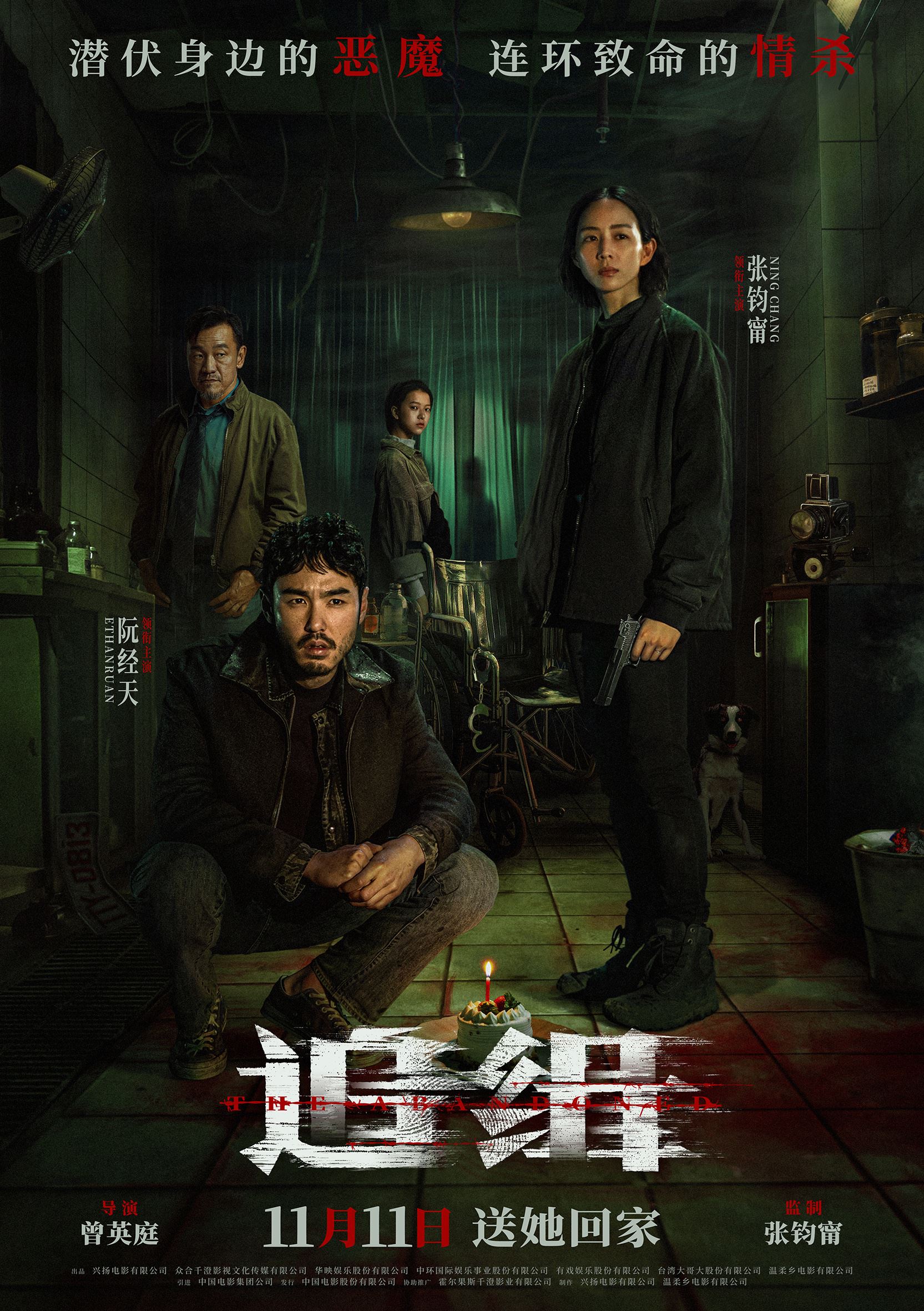 🎬电影《追缉》11月11日上映❗张钧甯阮经天等人主演🔥