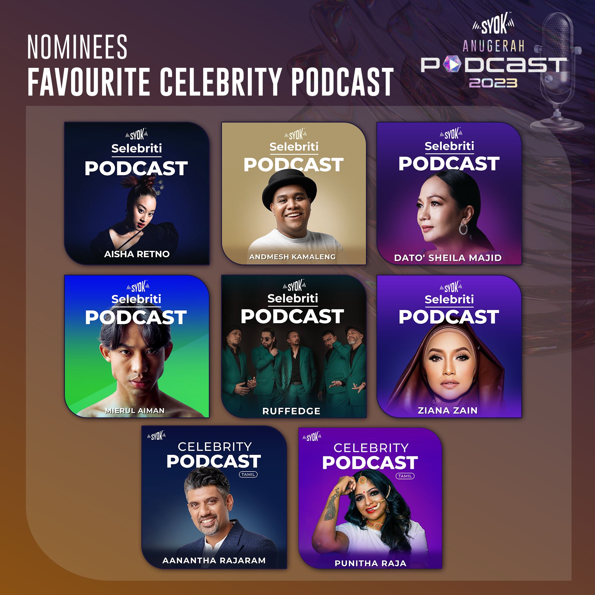 anugerah podcast syok 2023｜马上投选你喜爱的播客！