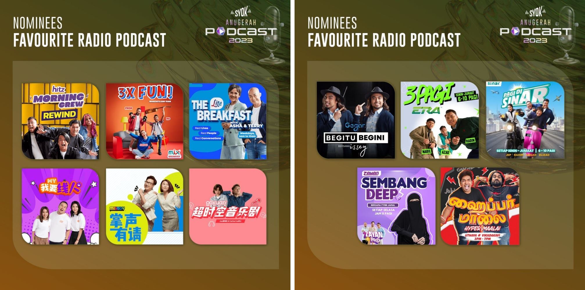 anugerah podcast syok 2023 kini kembali, jom undi podcast kegemaran anda sekarang!