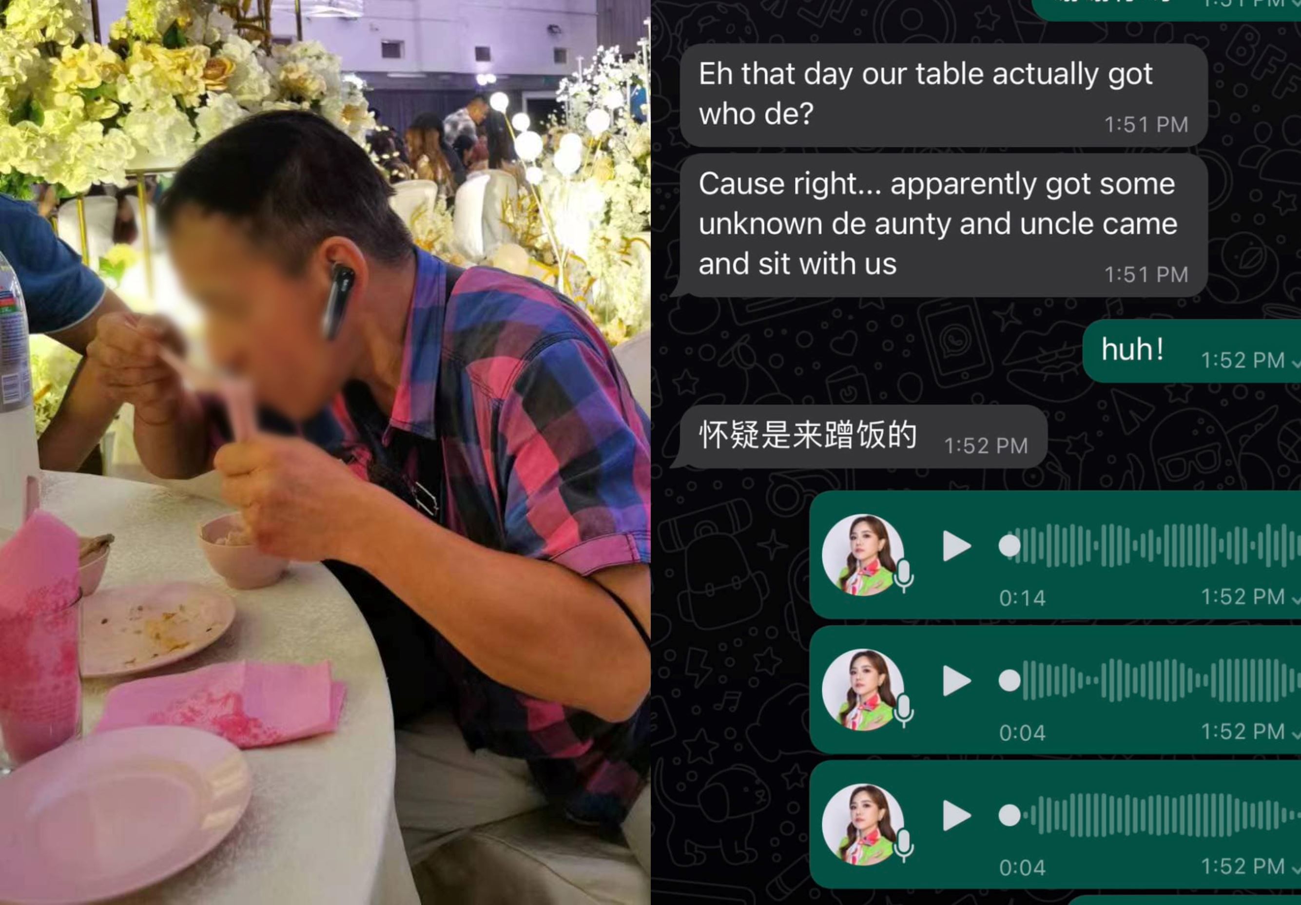 uninvited uncle disrupts m’sian woman’s wedding, leaving invited guests without seats