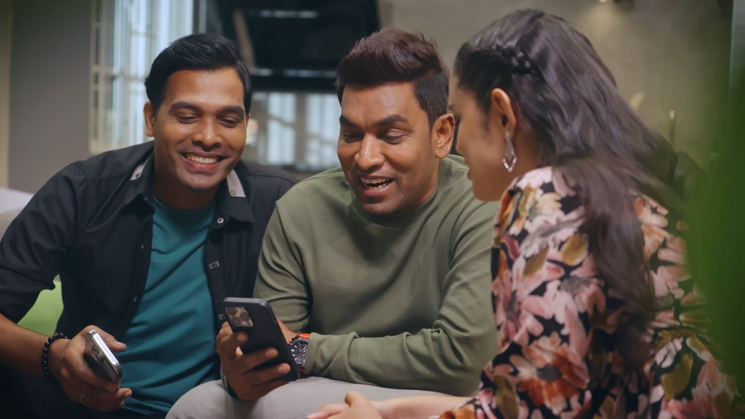 Uthaya and his friends during a video call