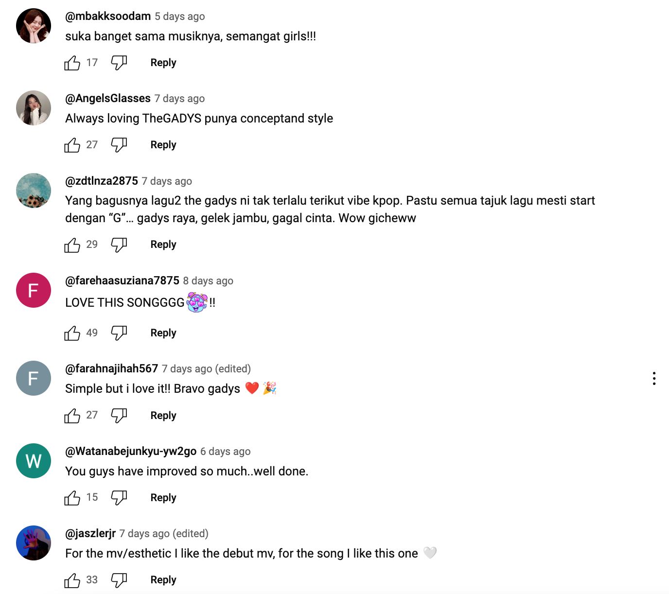 enggan terus dibayangi imej dolla, lagu baru the gadys raih pujian netizen