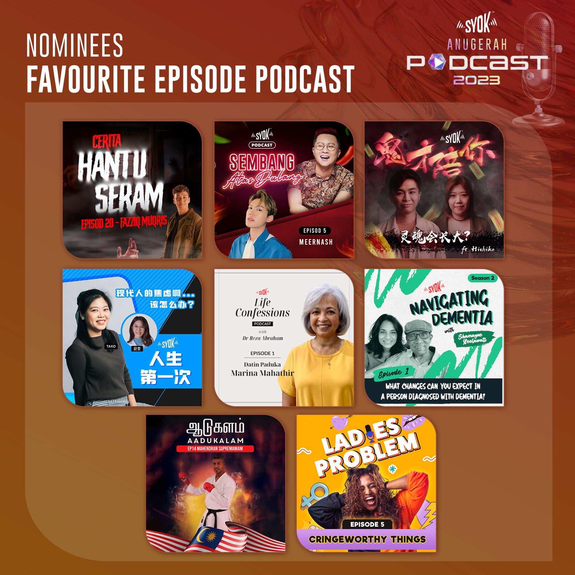 malaysians can now cast their votes for ‘anugerah podcast syok 2023’