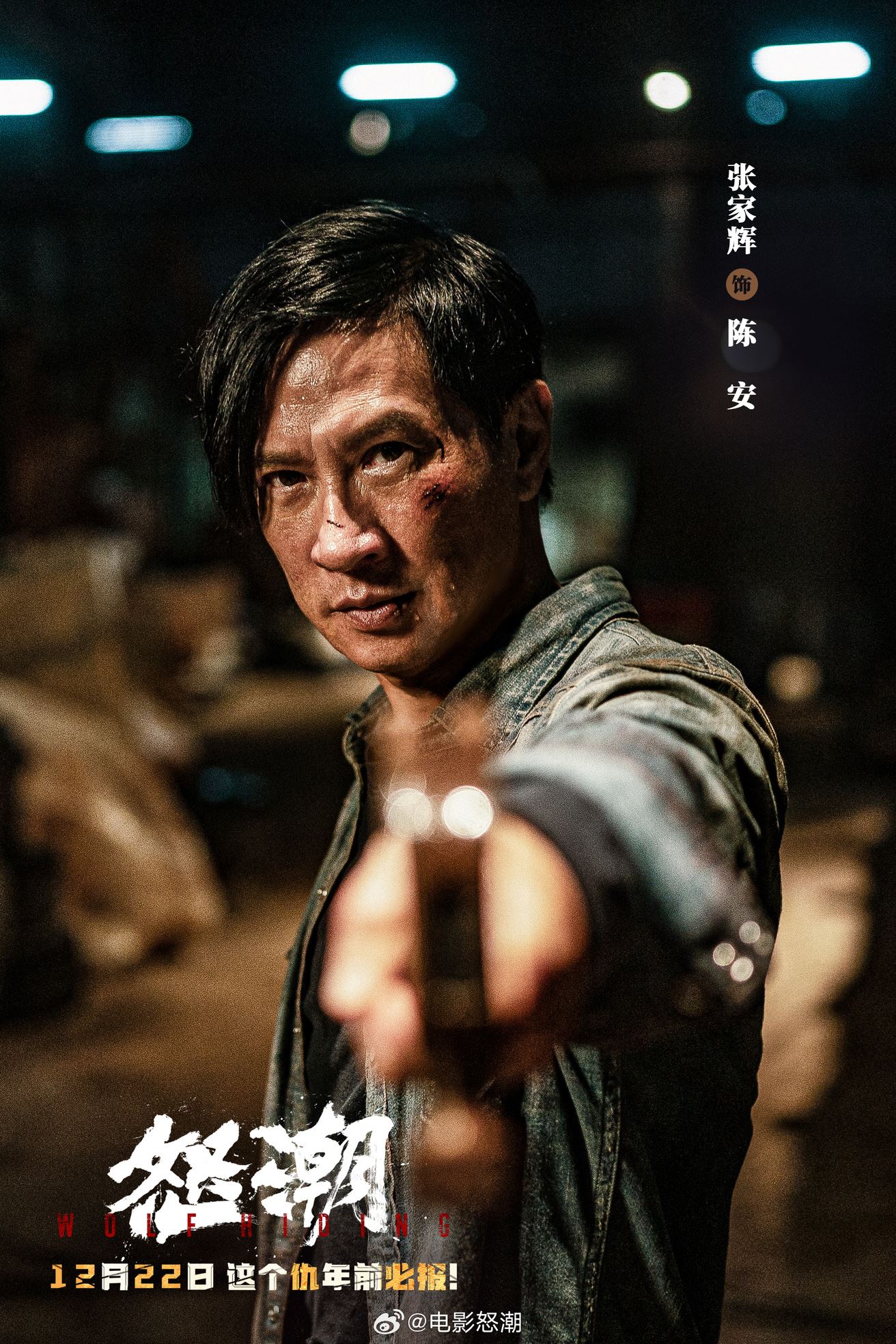 电影《怒潮》定档12月22日❗张家辉阮经天王大陆领衔主演😍