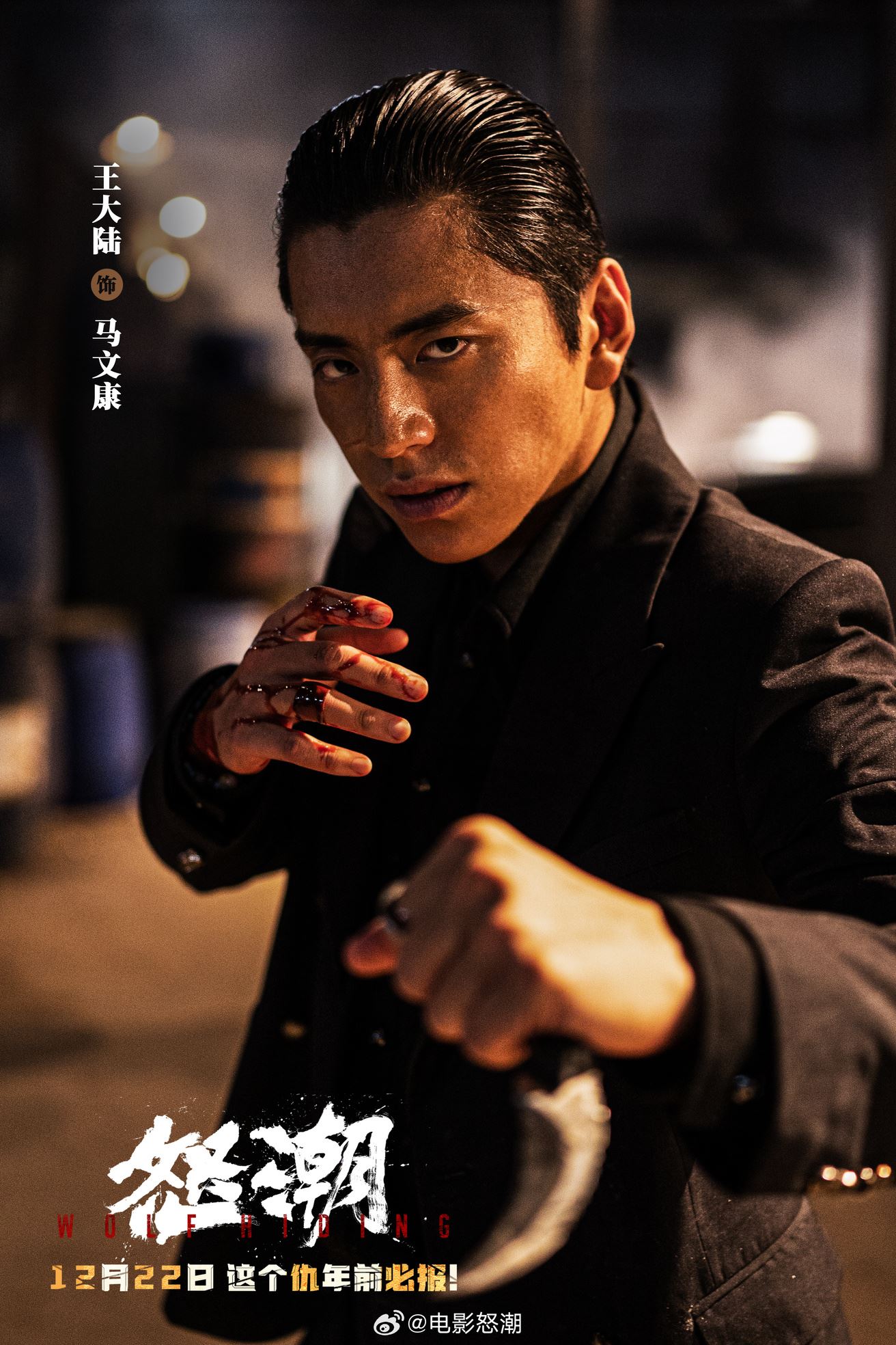 电影《怒潮》定档12月22日❗张家辉阮经天王大陆领衔主演😍