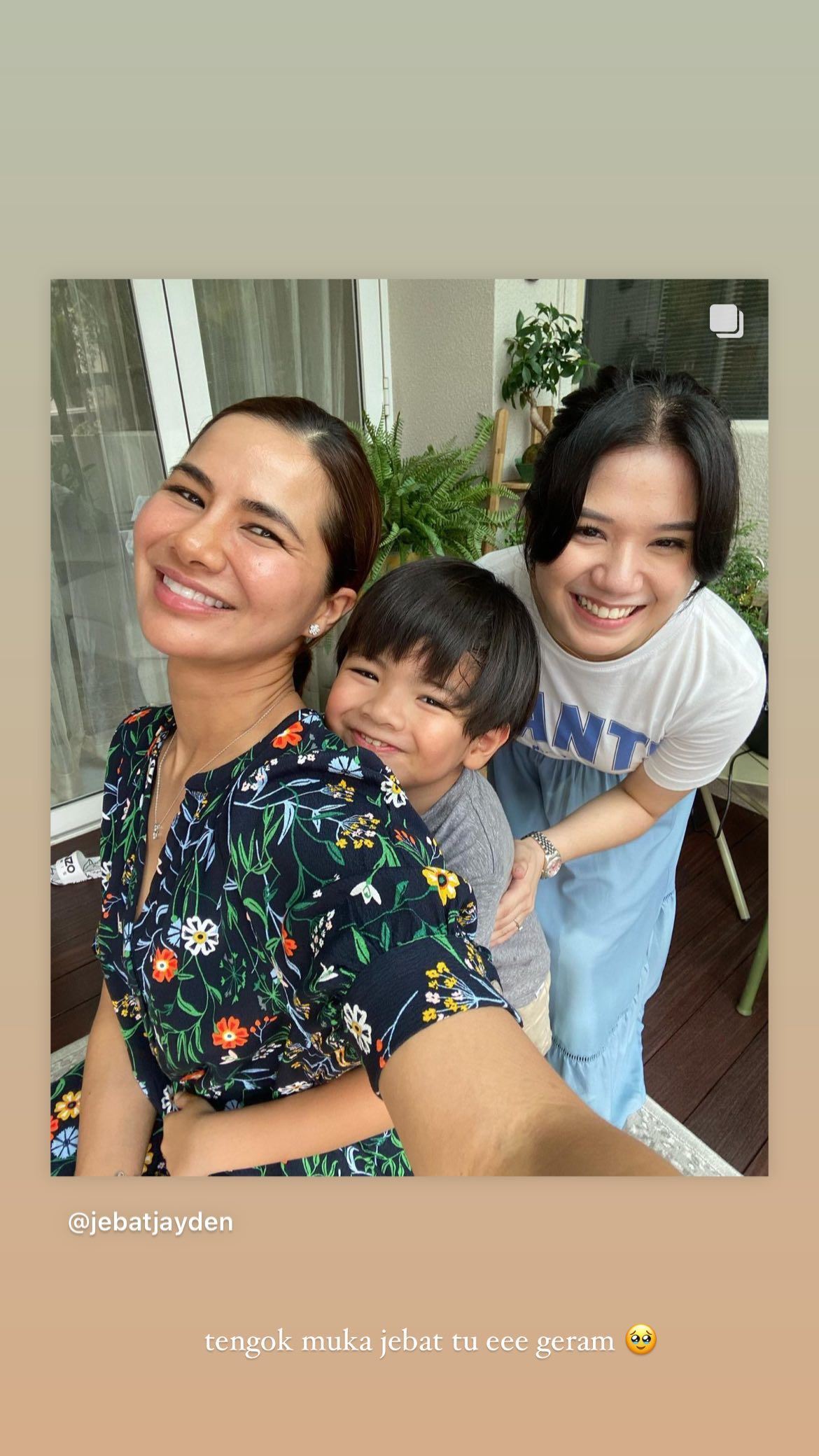 kekasih sharnaaz jumpa noor nabila, jebat jayden terpaling gembira