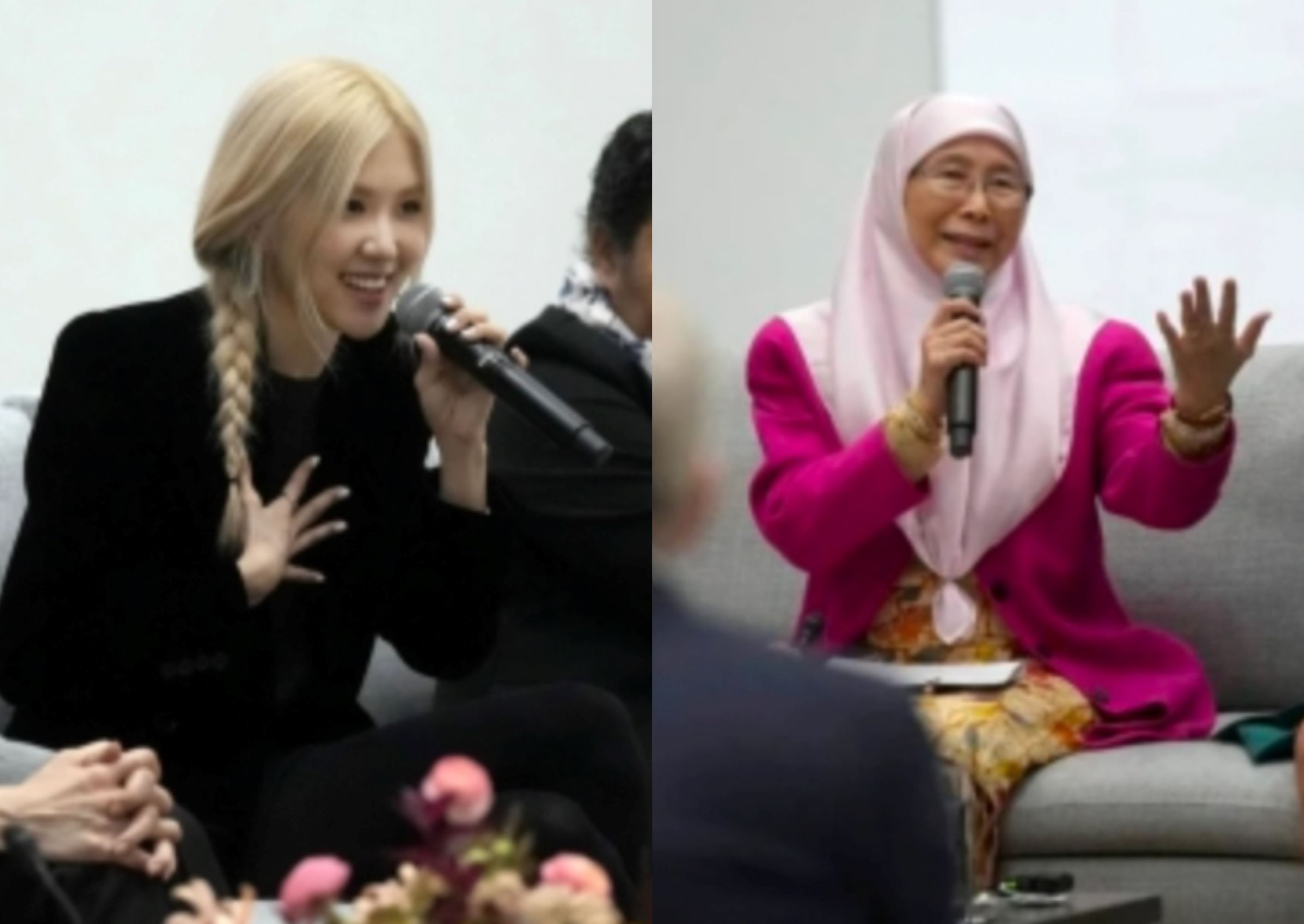  m'sians react to dr. wan azizah and blackpink's rosé hanging out at a summit in the us