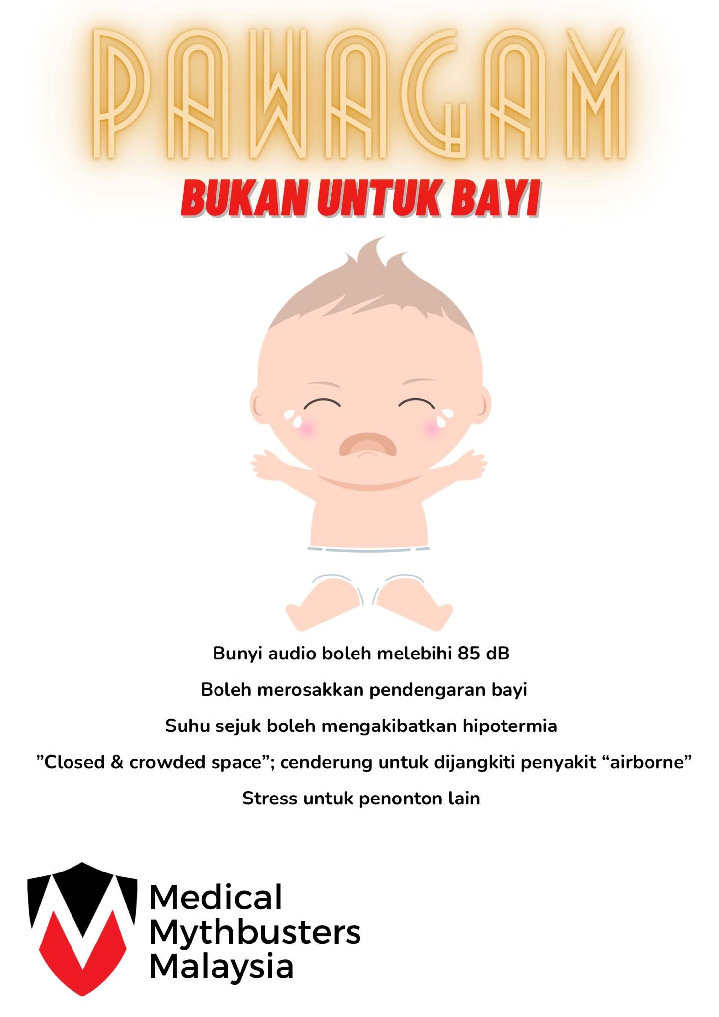 elak trend bawa bayi ke pawagam, doktor kongsi kesannya kepada kesihatan bayi