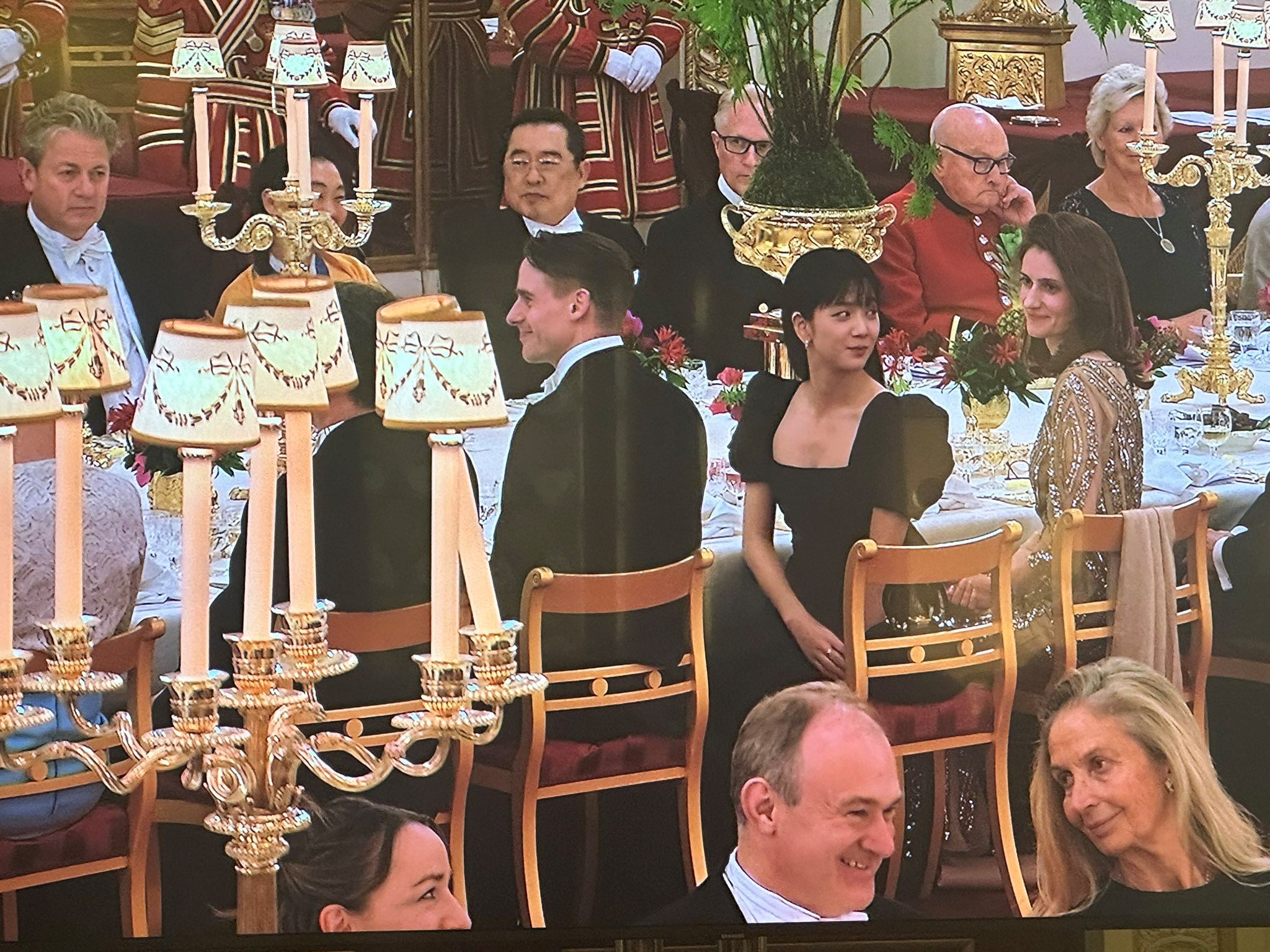 blackpink合体参加白金汉宫晚宴🌟被英王查尔斯公开赞赏🥳