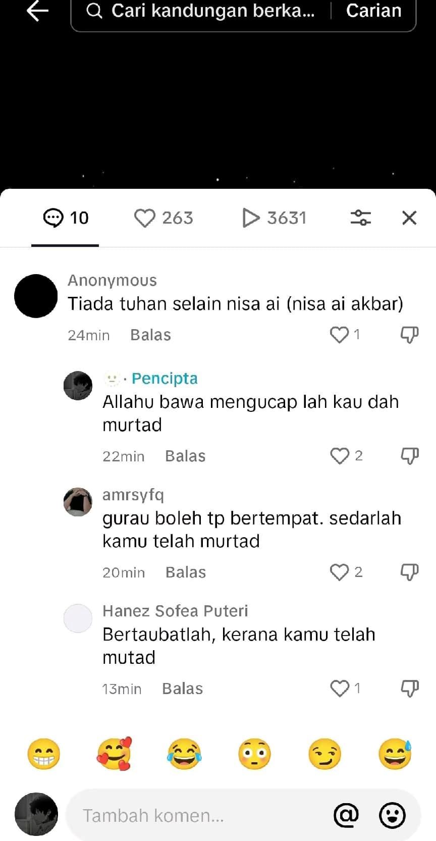 influencer nisa ai tergamam baca komen melampau netizen, “stop la buat benda macam ni,”