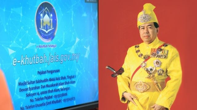 mudahkan jemaah, sultan selangor lancar e-khutbah selangor