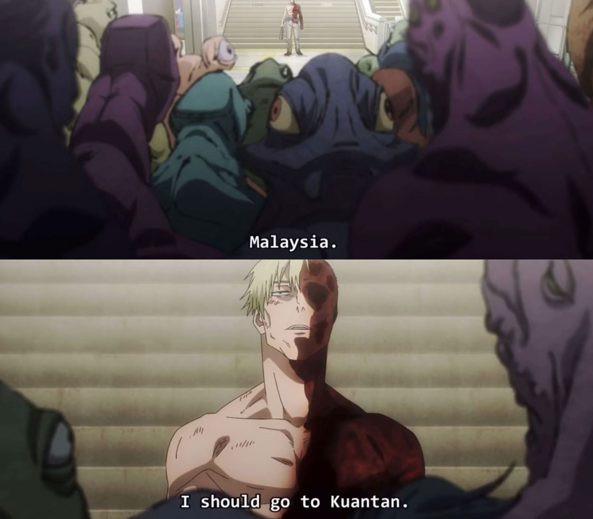 beloved jujutsu kaisen character talks about kuantan beach in recent touching episode