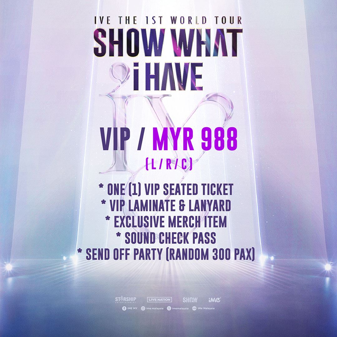 ive要来马开唱啦❗门票将在12月1日中午12点开售🔥