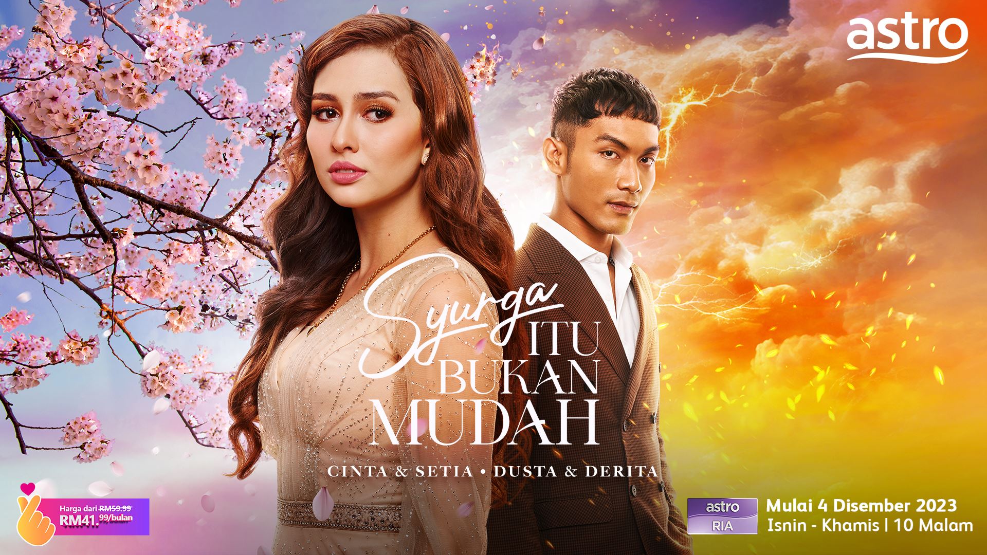 ramai tak sabar nantikan gandingan amir dan anna dalam ‘syurga itu bukan mudah’ di astro!