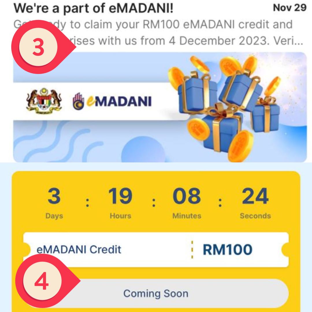 【附教程】教你如何用tng电子钱包领rm100 emadani！