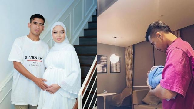 syifa, safawi luah rasa syukur sambut anak sulung