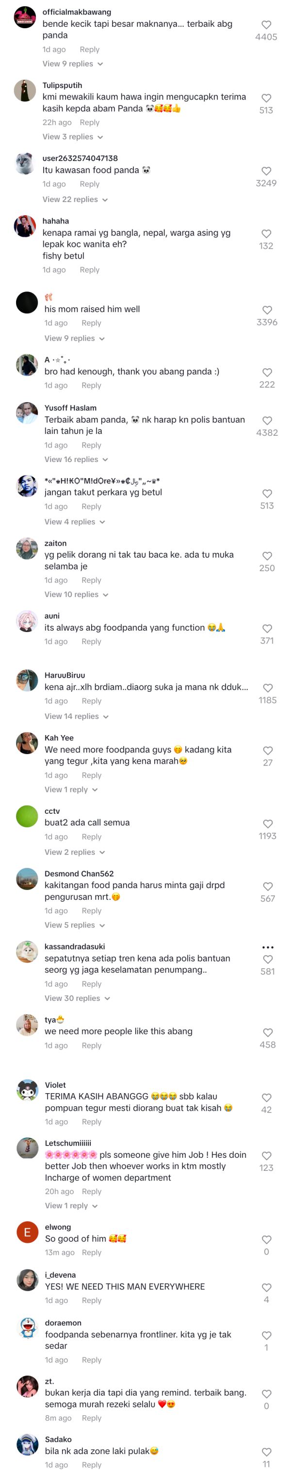 rider halau penumpang lelaki duduk koc wanita mrt raih pujian [video]