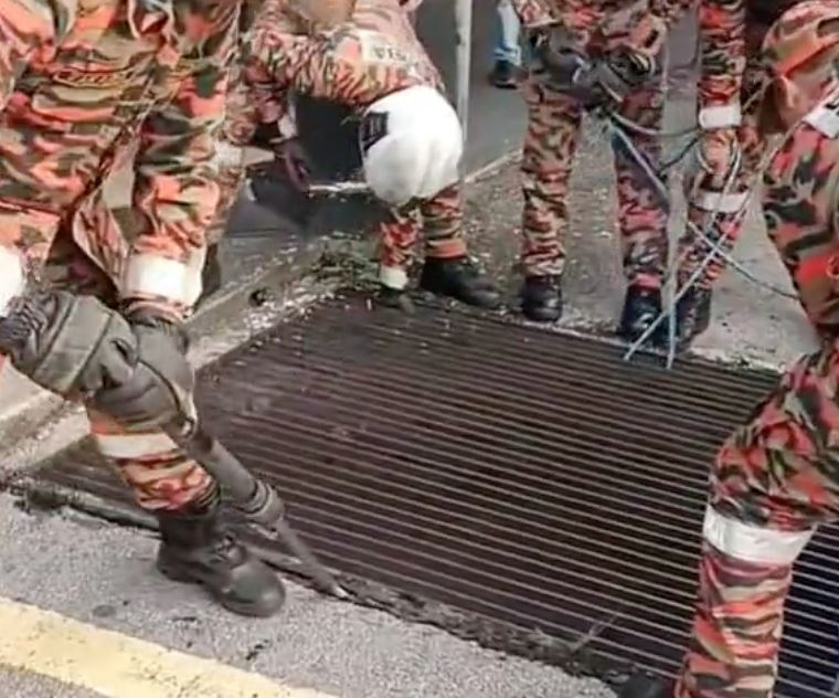 lelaki terperangkap dalam longkang di kajang cetus tanda tanya netizen [video]