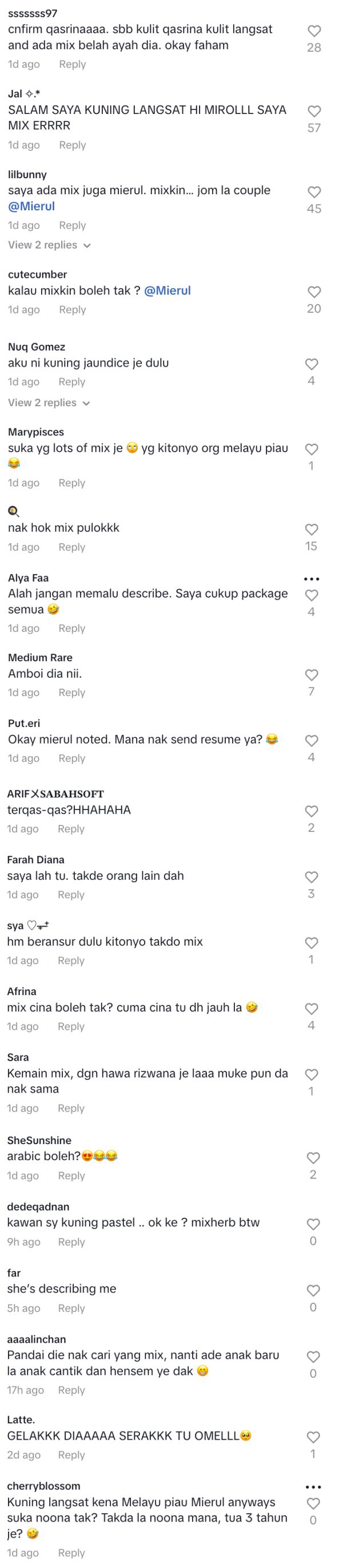 wanita idaman mierul aiman haruslah berdarah ‘mix’, ramai pakat nak jadi kekasih