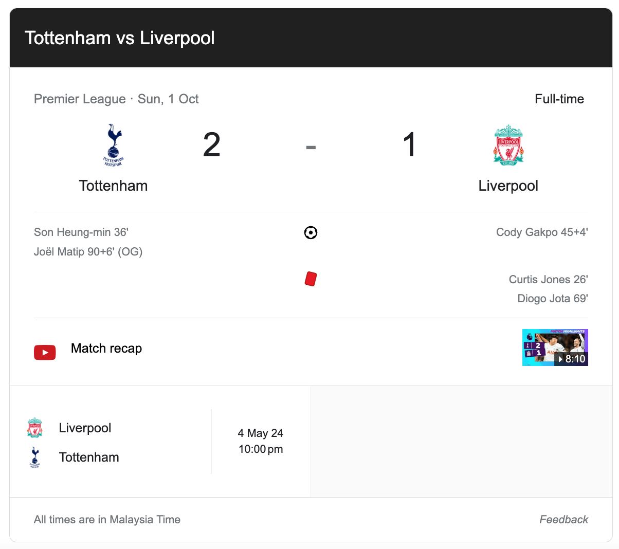 sebab kesilapan var, klopp mahu aksi liverpool-spurs dimainkan semula