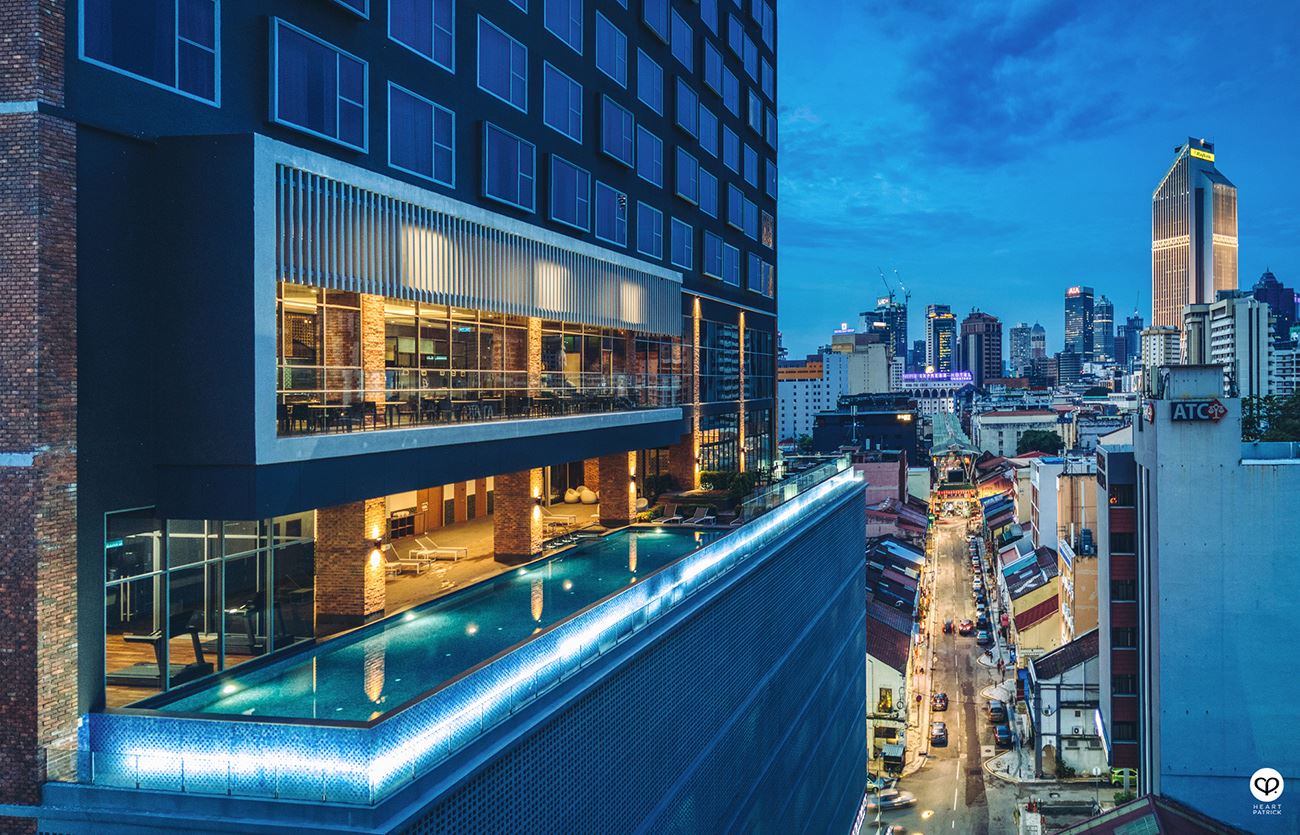 Pool view of Four Points by Sheraton Kuala Lumpur Chinatown