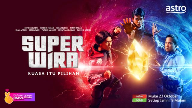 ‘super wira’ siri adiwira berunsur tradisional melayu di astro ceria 