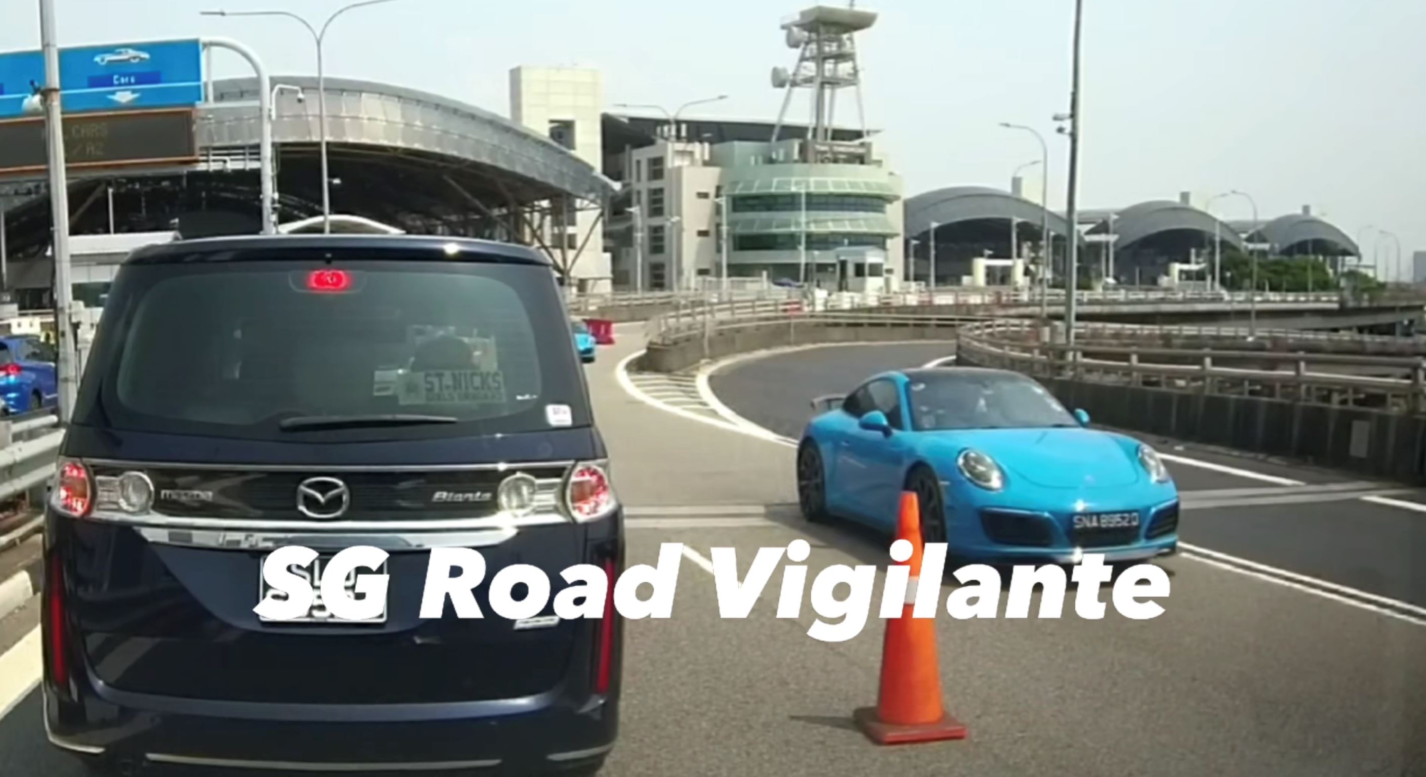 konvoi kereta porsche diarah beratur semula lepas potong barisan, “puas hati tengok..”