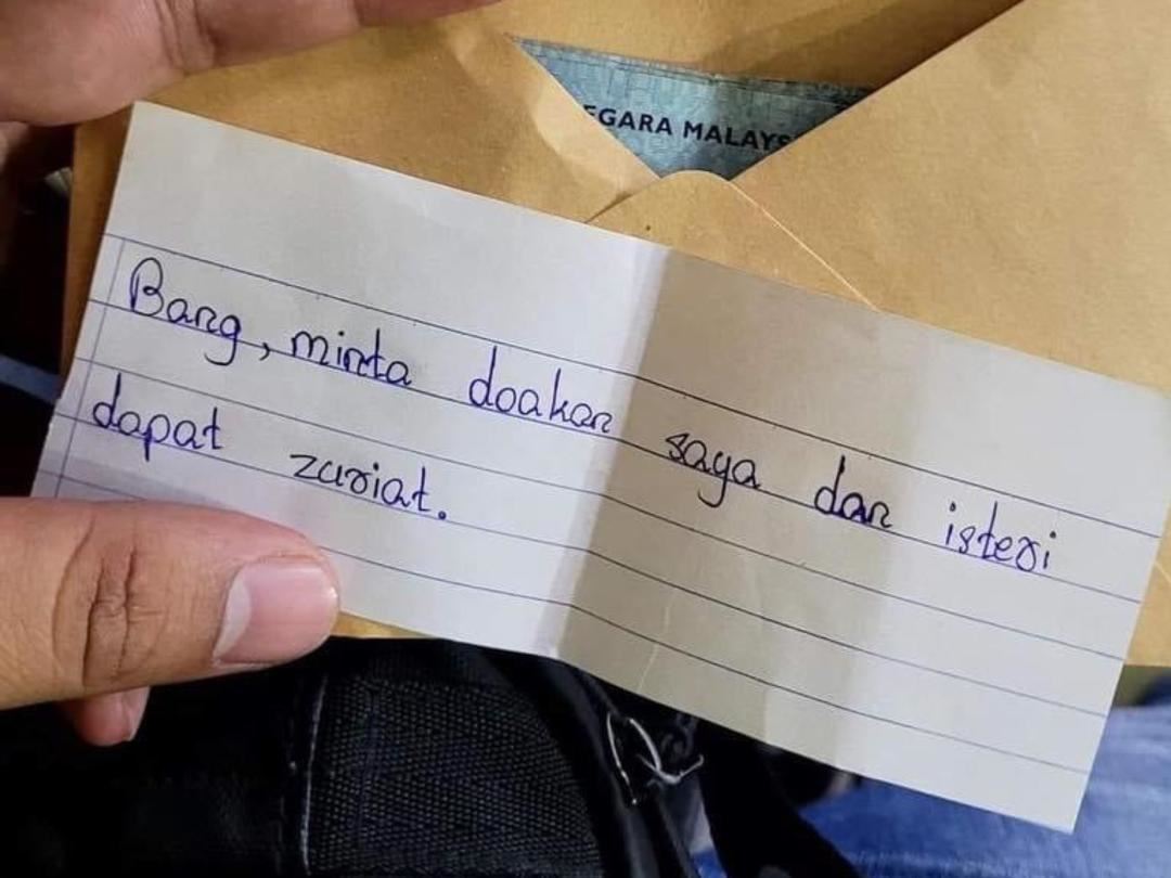 wanita imbau pernah kirim hajat mahu zuriat, kini hamil