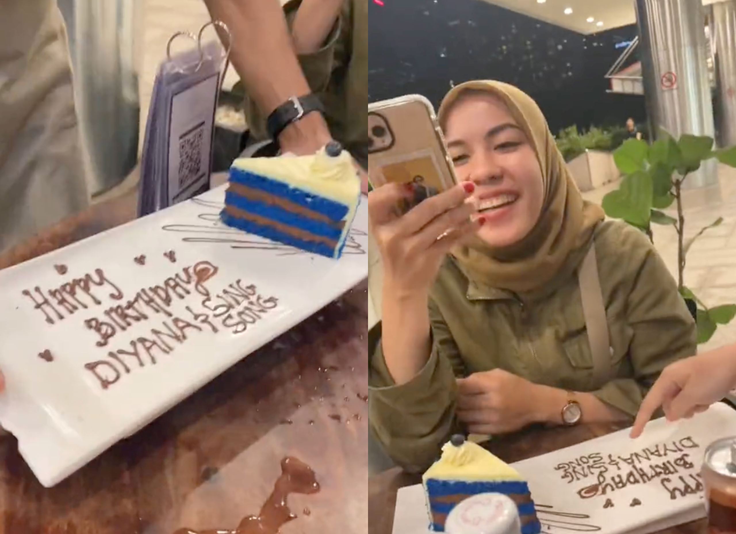 kl waiter's literal twist: writes sing song instead of singing birthday song for customer