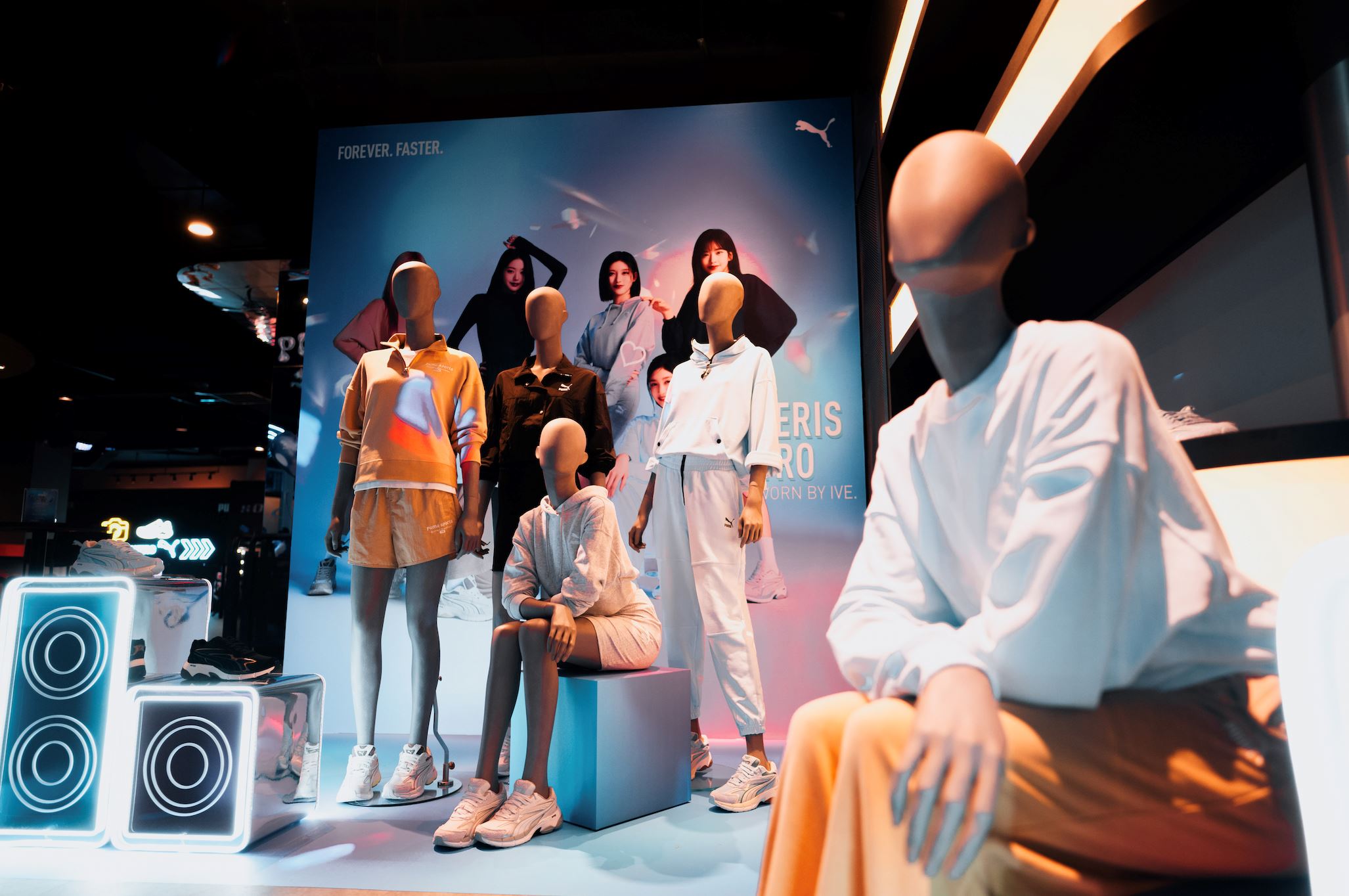 puma x ive flash back party: a retro night where the 2000s rolled back to life!