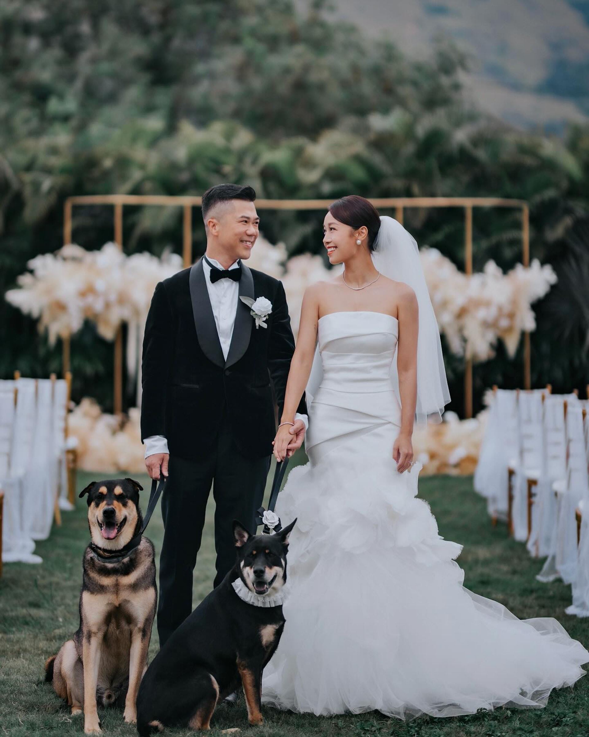 💍黄心颖结婚❗️老公泥鯭发表爱的宣言：多谢照顾💗