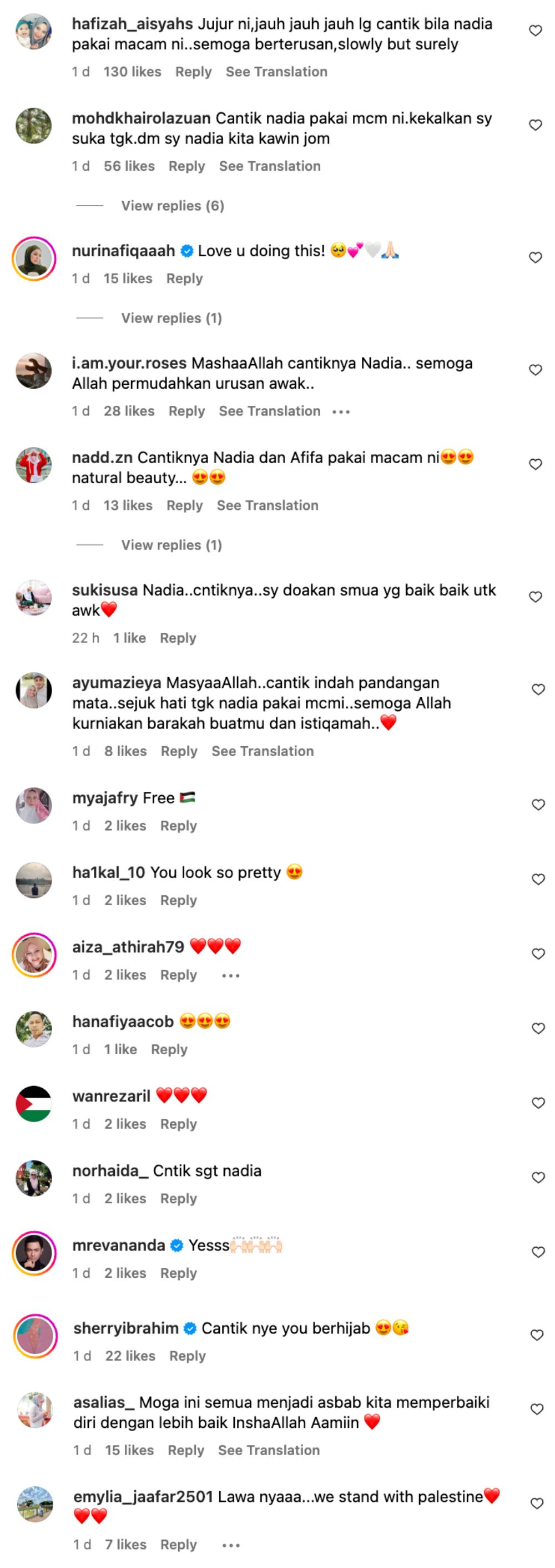 hadir ke perhimpunan soladiriti, ramai suka tengok nadia brian bertudung litup