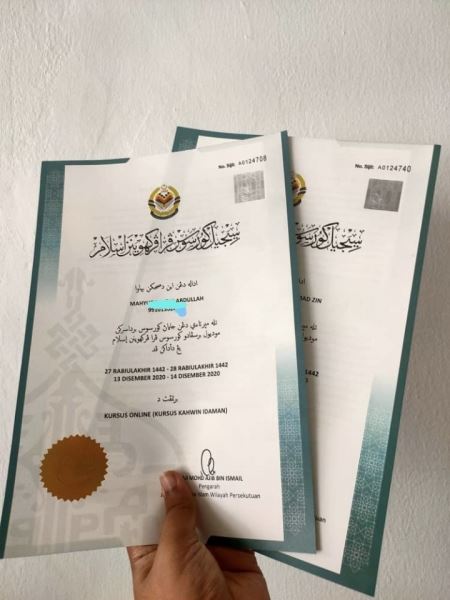 mulai oktober, sijil kursus kahwin hanya sah laku tempoh 10 tahun sahaja