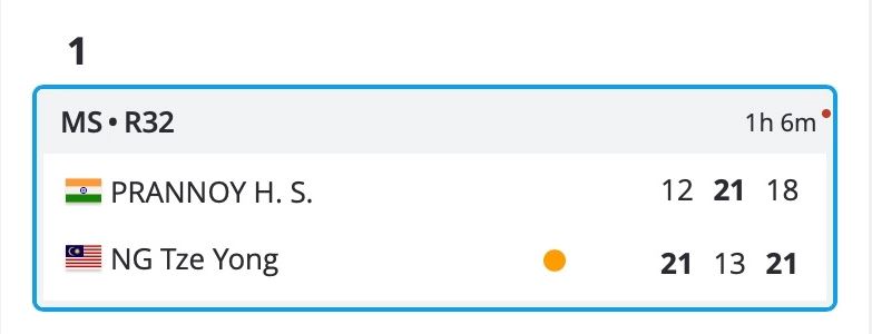 🏸️我国男单黄智勇战胜世锦赛铜牌得主布拉诺❗以21比12和21比18获得胜利🔥