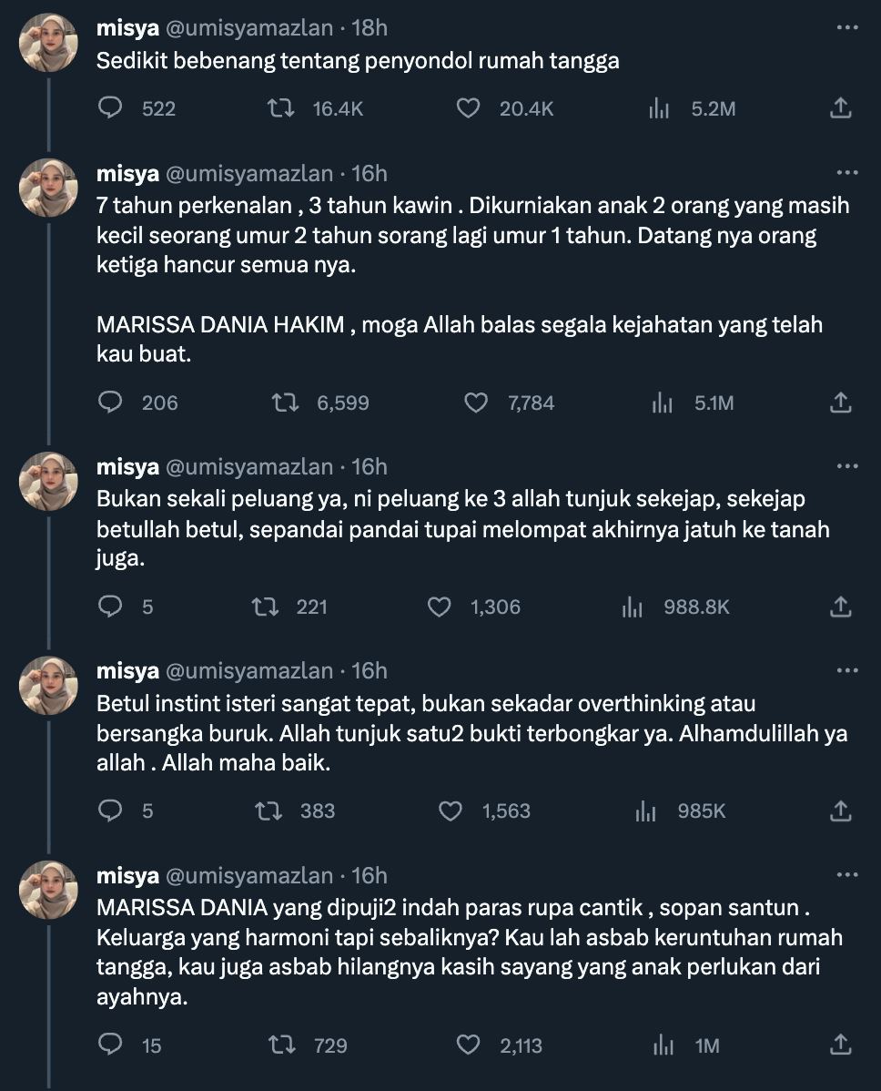 kecoh anak didakwa jadi ‘penyondol’ rumah tangga, ini antara reaksi abby abadi