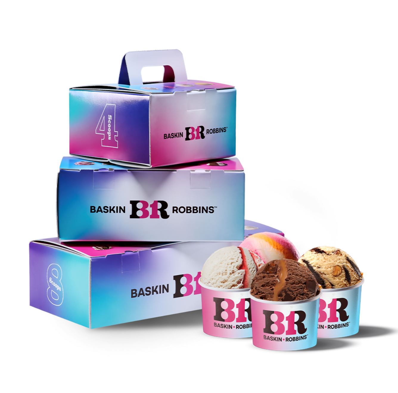 baskin robbins推出新面貌！门店以及包装全面更新！