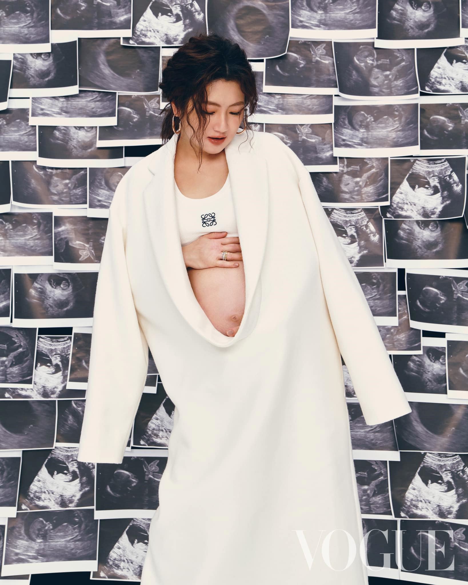 selina任家萱晒唯美孕照😍希望自己继续优雅前行🔥