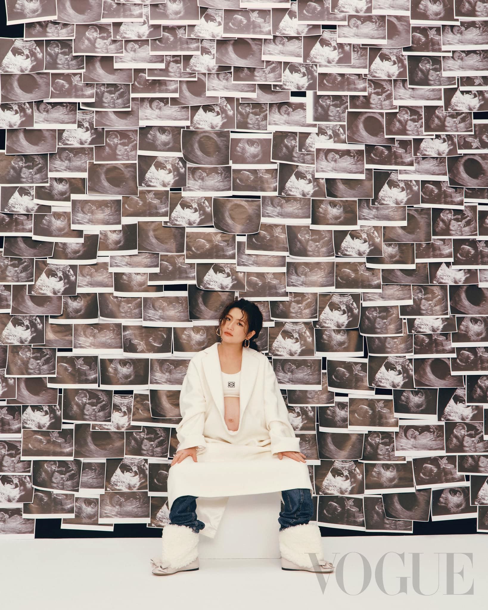 selina任家萱晒唯美孕照😍希望自己继续优雅前行🔥