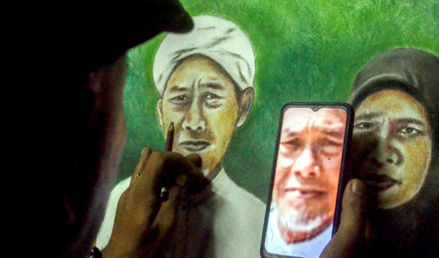 retired soldier’s heartwarming tribute to national leaders through his paintings warms netizens’ hearts!