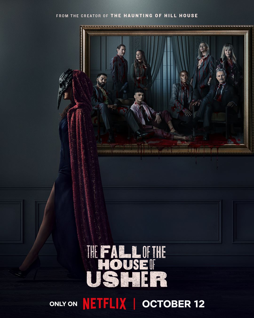 netflix恐怖经典改编！《厄舍府的倒塌》10月上线！