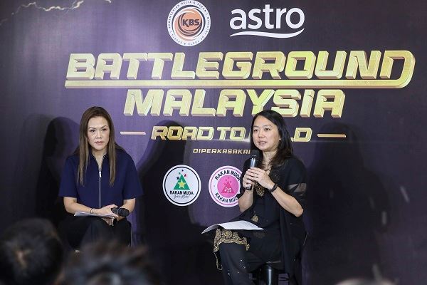 青体部部长杨巧双出席Battleground记者会