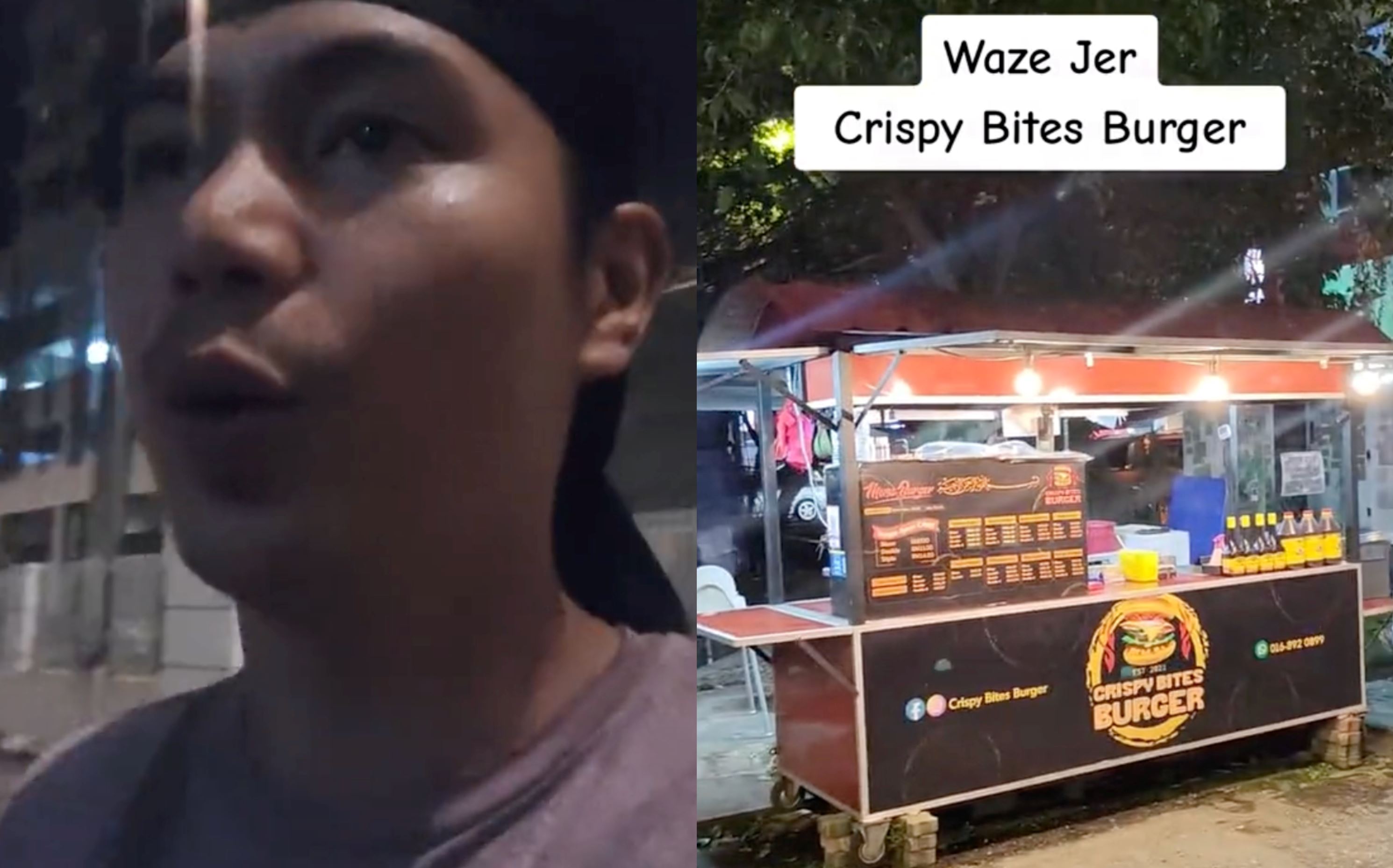 ampang burger seller scammed rm40 after customer walks away with food without paying