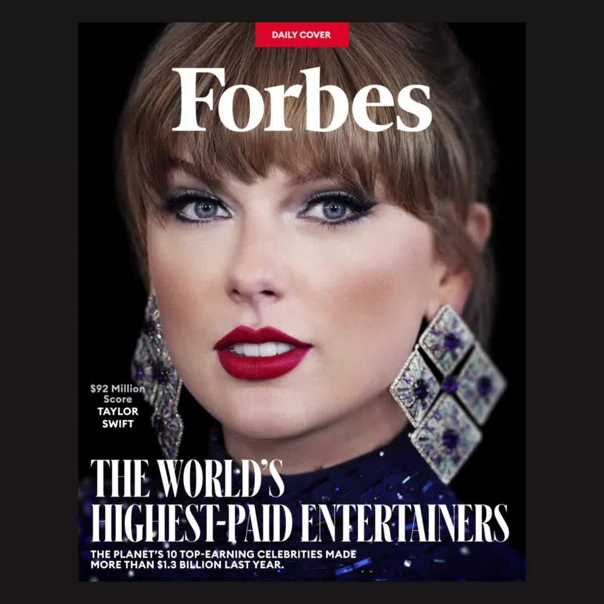 taylor swift登福布斯富豪榜❗首位凭音乐赚取亿万身家的艺术家🔥