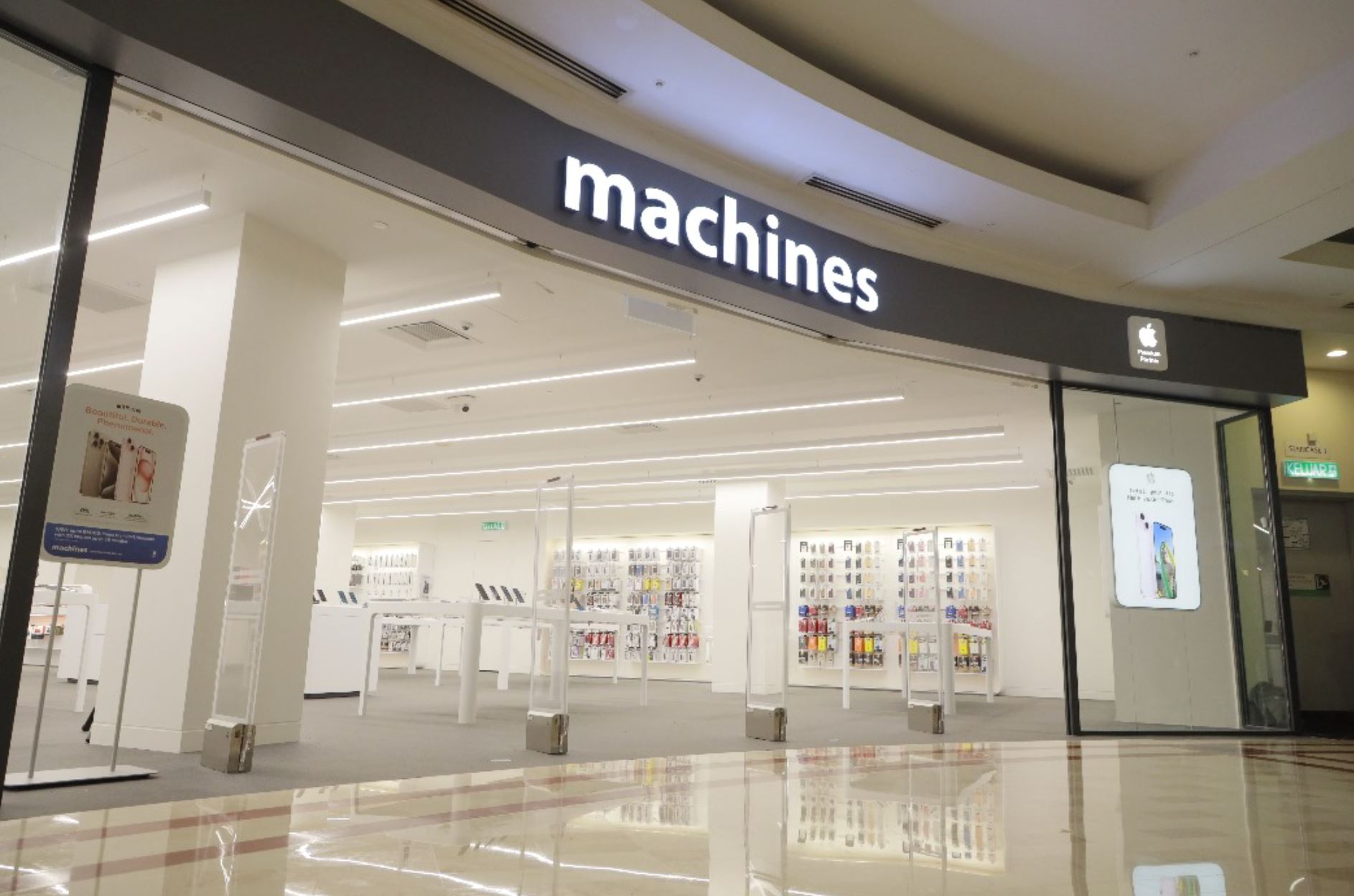 machines unveils the latest apple premium partner store in  suria klcc