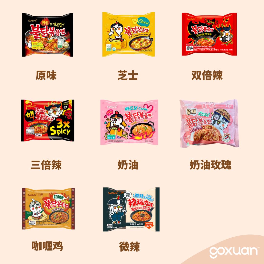 🍜火鸡面竟然有那么多种口味！