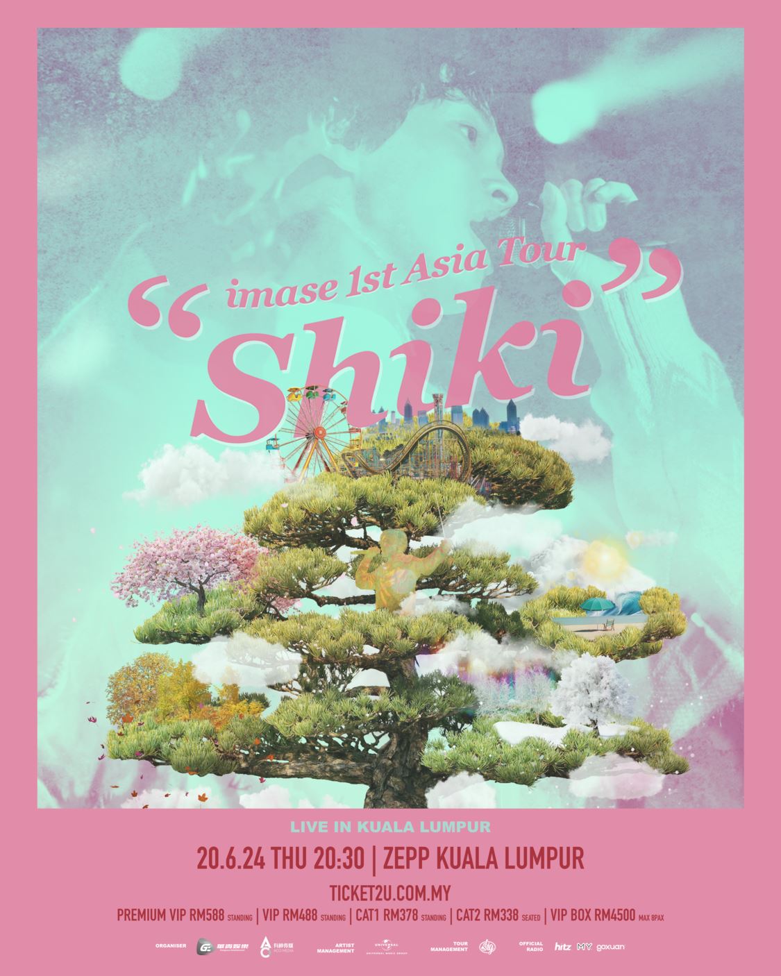 破亿神曲原唱 imase 首次亚洲巡演🎤imase 1st asia tour “shiki 将于6月20日来到吉隆坡🔥