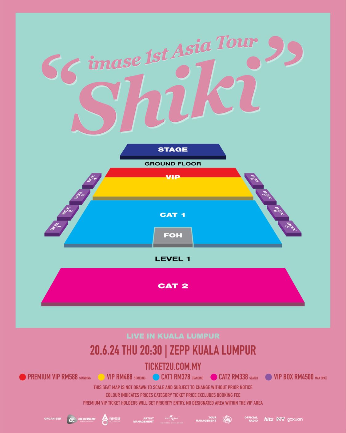 破亿神曲原唱 imase 首次亚洲巡演🎤imase 1st asia tour “shiki 将于6月20日来到吉隆坡🔥